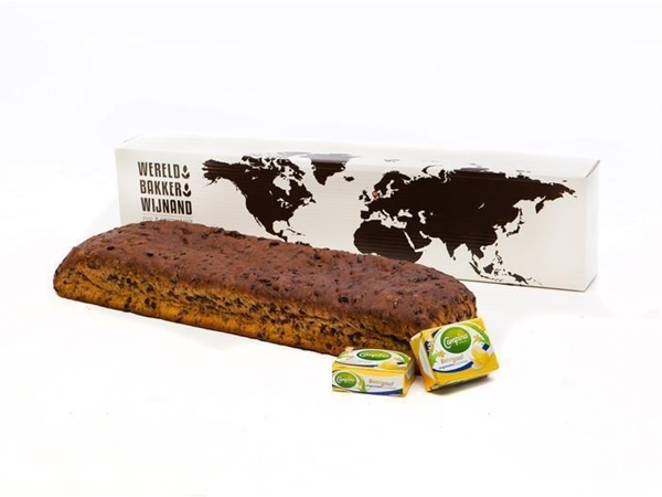 Krentenwegge 70 cm met 2 pakjes boter