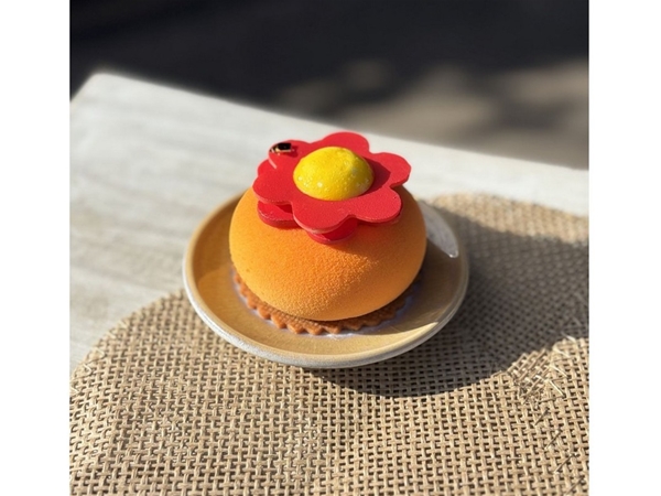 Yoghurt perzik gebakje