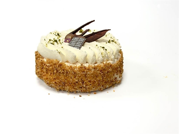 Hazelnoot schuim taartje